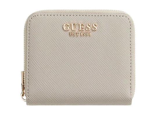 Portafoglio Guess donna Laurel small similpelle avorio