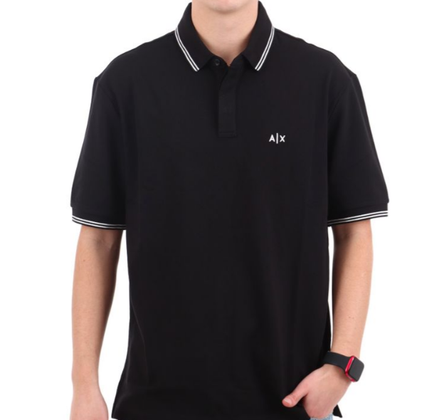 Polo uomo A|X jersey cotone tre bottoni PE 2026