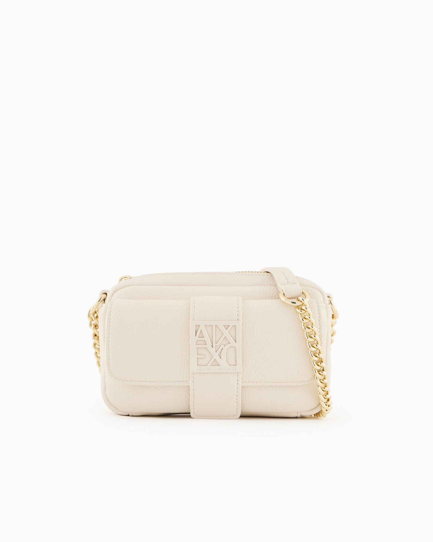 Borsa donna A|X ecopelle logo tracolla regolabile