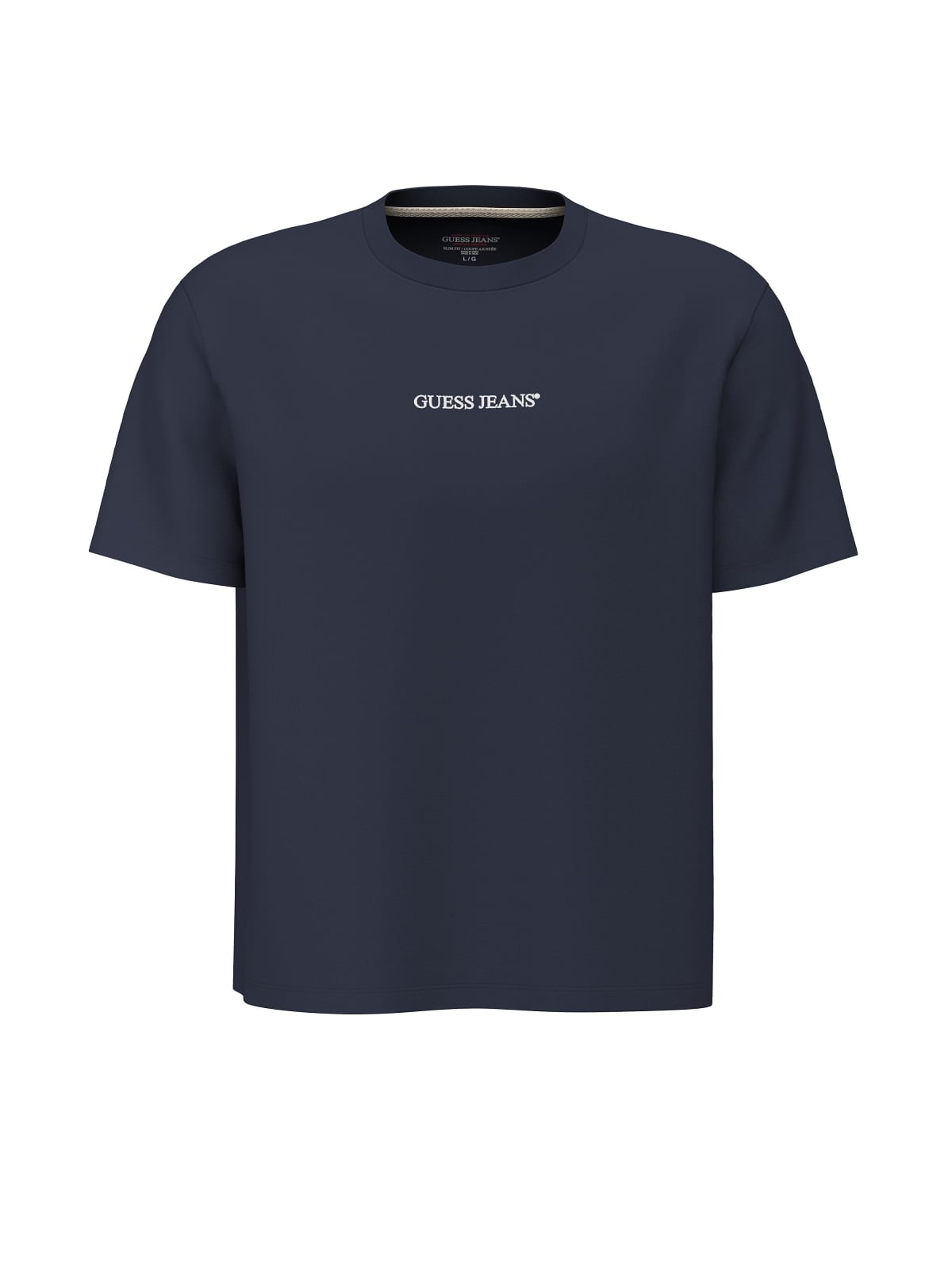 T-shirt Guess Jeans uomo cotone slim ricamo logo
