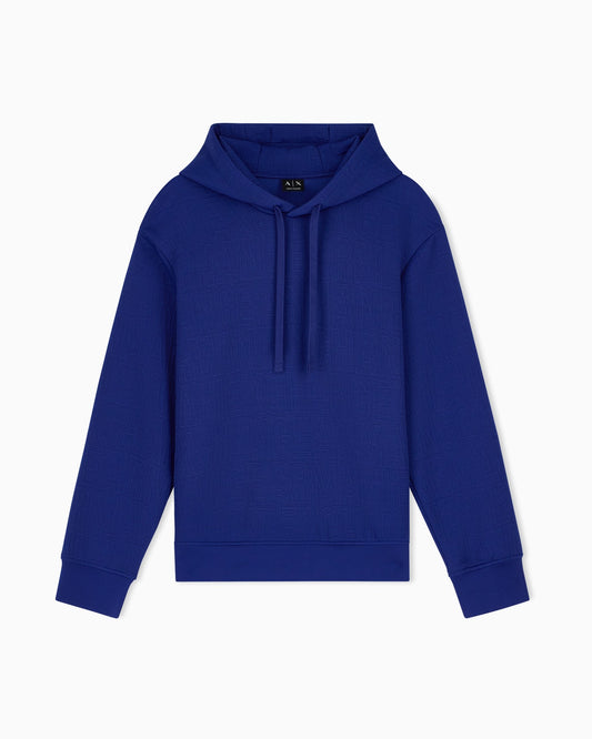 Felpa tecnica uomo Armani Exchange logo poliestere