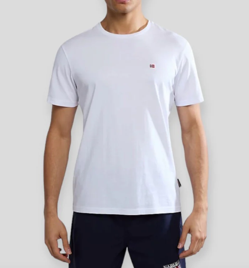 T-shirt Napapijri Salis uomo cotone girocollo