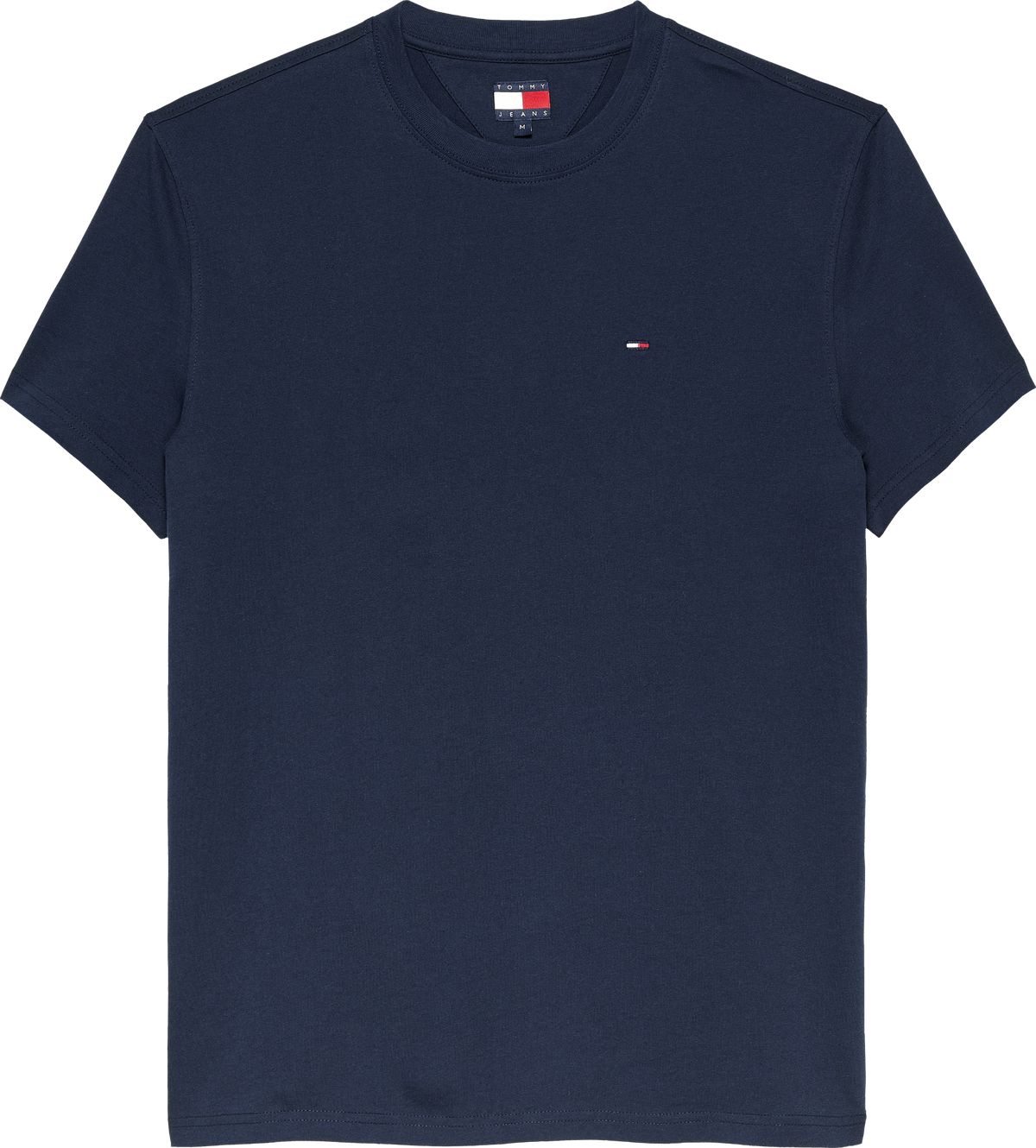 T-shirt Tommy Jeans uomo manica corta cotone flag