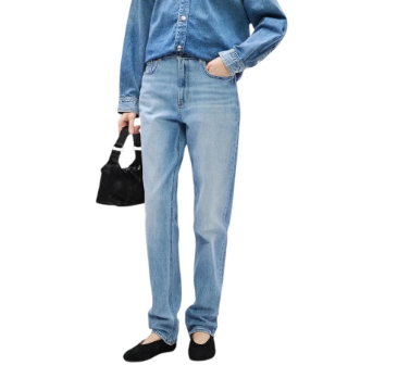 Jeans CKJ donna New Mom Panama denim vita alta panama