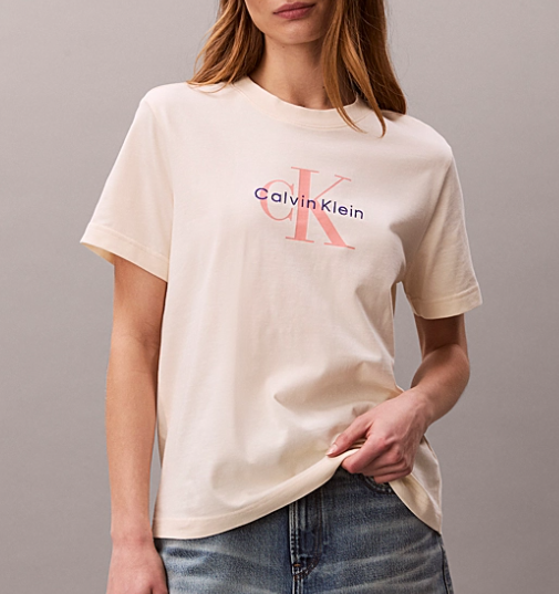 T-shirt CKJ donna Hero Monologo cotone PE 2026