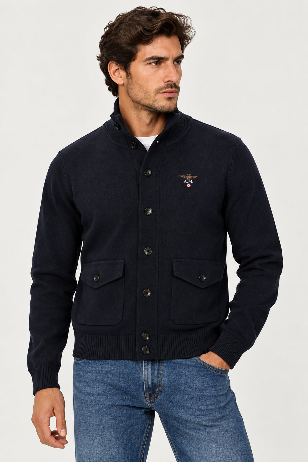 Cardigan Aeronautica Militare uomo AI 2026