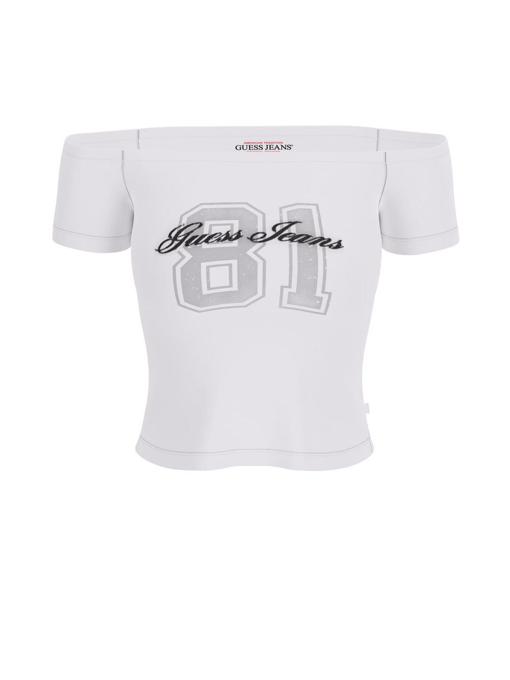Camicia Guess Jeans donna off shoulder cotone
