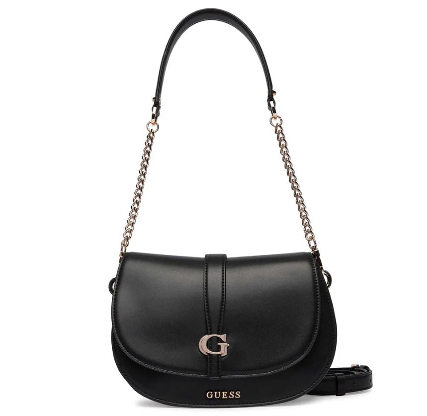 Borsa Guess Camden shoulder tessuto cognac multicolor