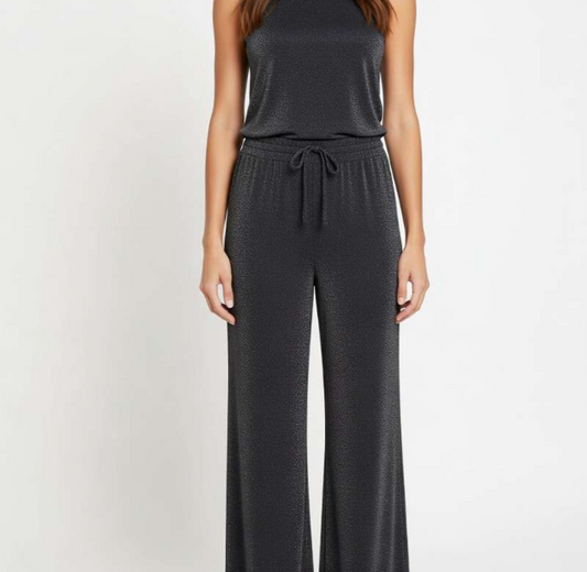 Pantalone donna MARKUP ampio maglina lurex