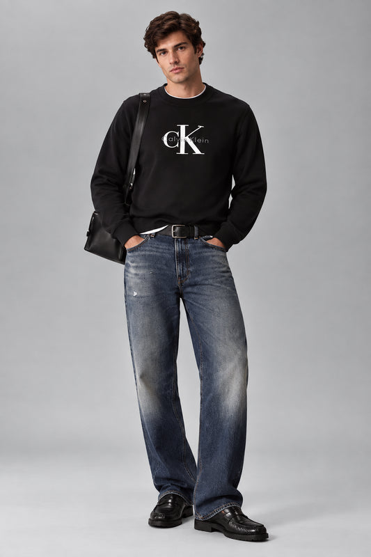 Maglia uomo Calvin Klein Jeans logo monologo cotone AI26