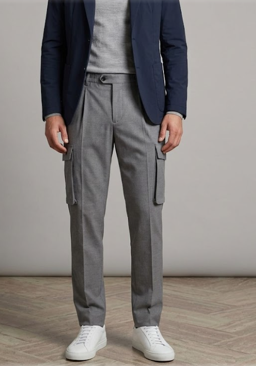Pantaloni cargo MARKUP uomo poliviscosa regular