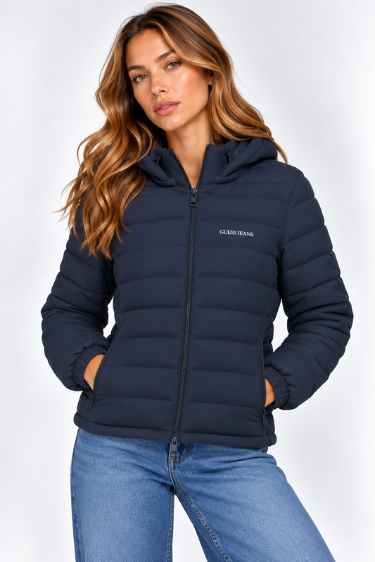 Piumino pannelli donna Guess Jeans nylon