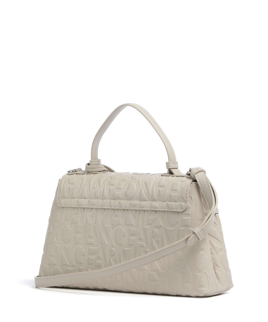 Borsa donna Armani Exchange poliestere logo allover