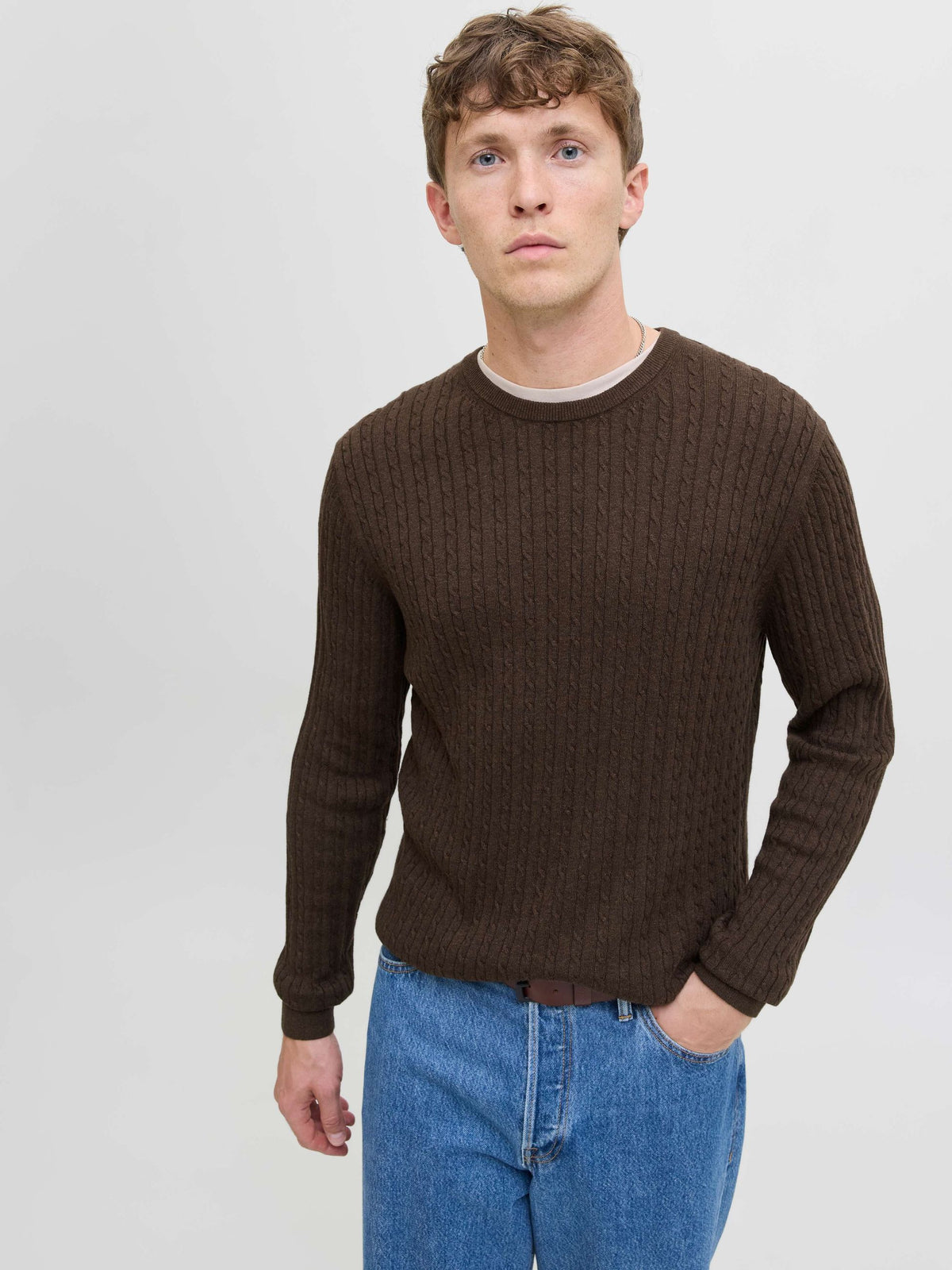 Maglia Jack & Jones uomo cotone trama AI 2026