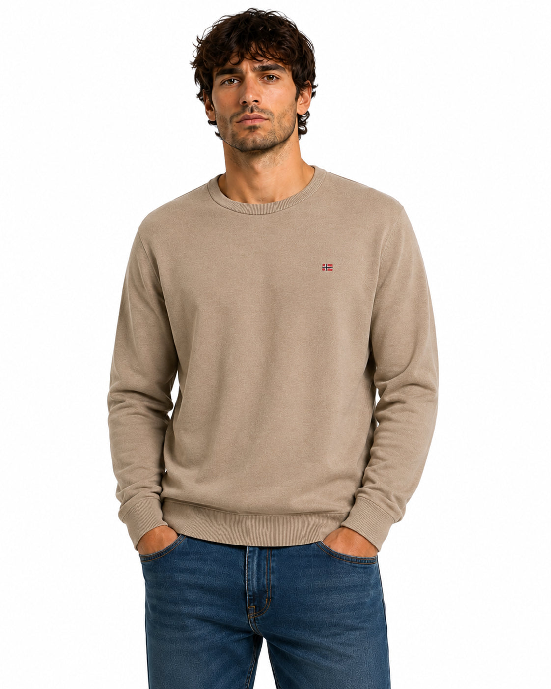 Maglione Napapijri uomo Damavand lana AI 2026