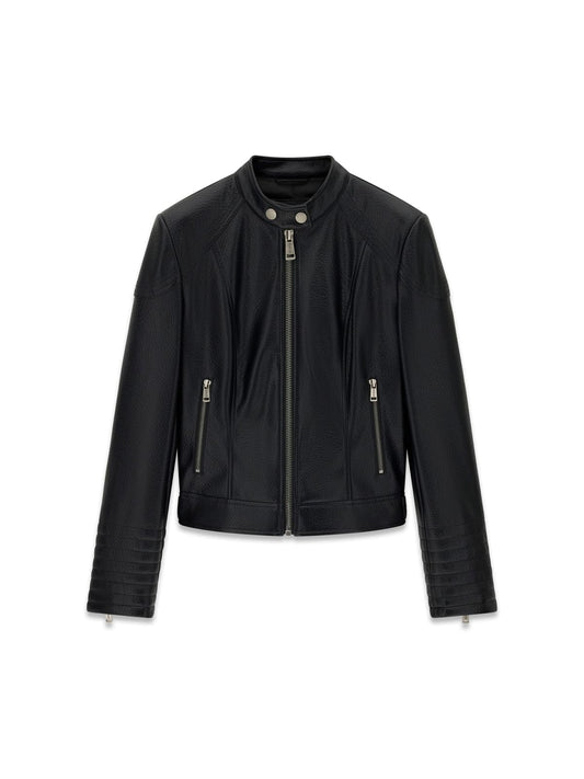 Giubbotto donna Guess Marlene biker similpelle