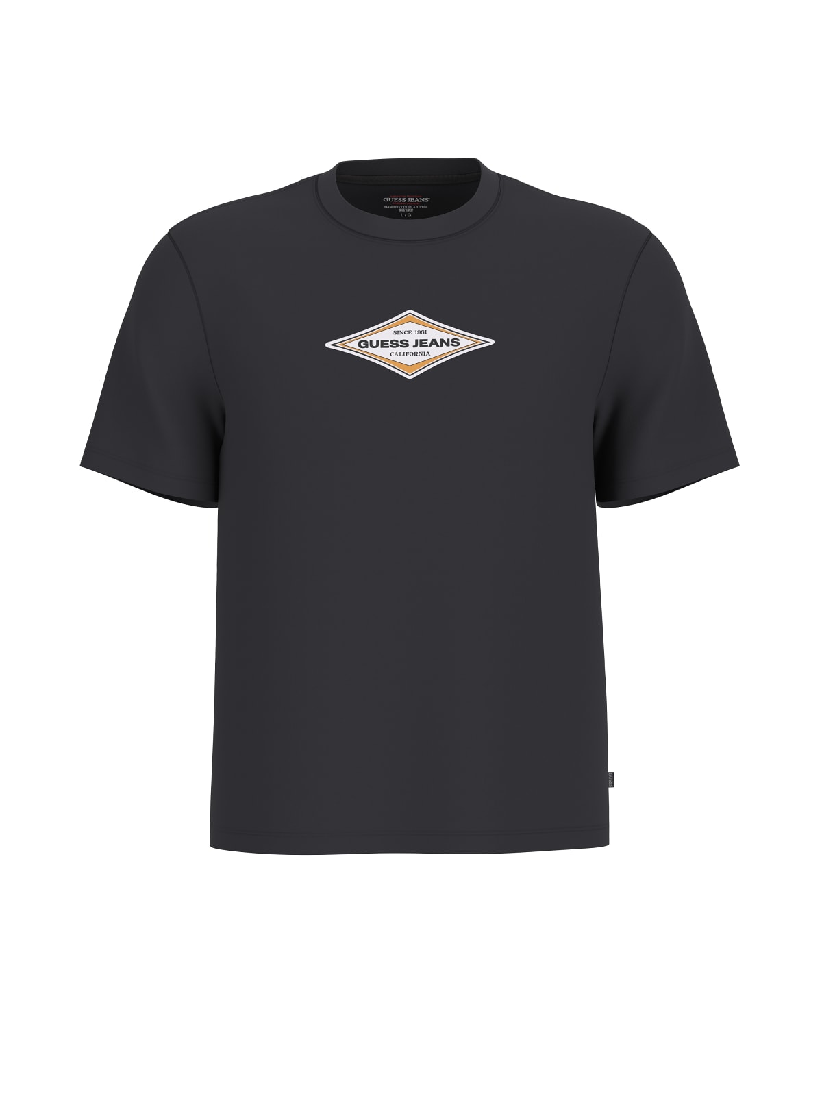 T-shirt Guess Jeans uomo slim cotone stampa Diamond