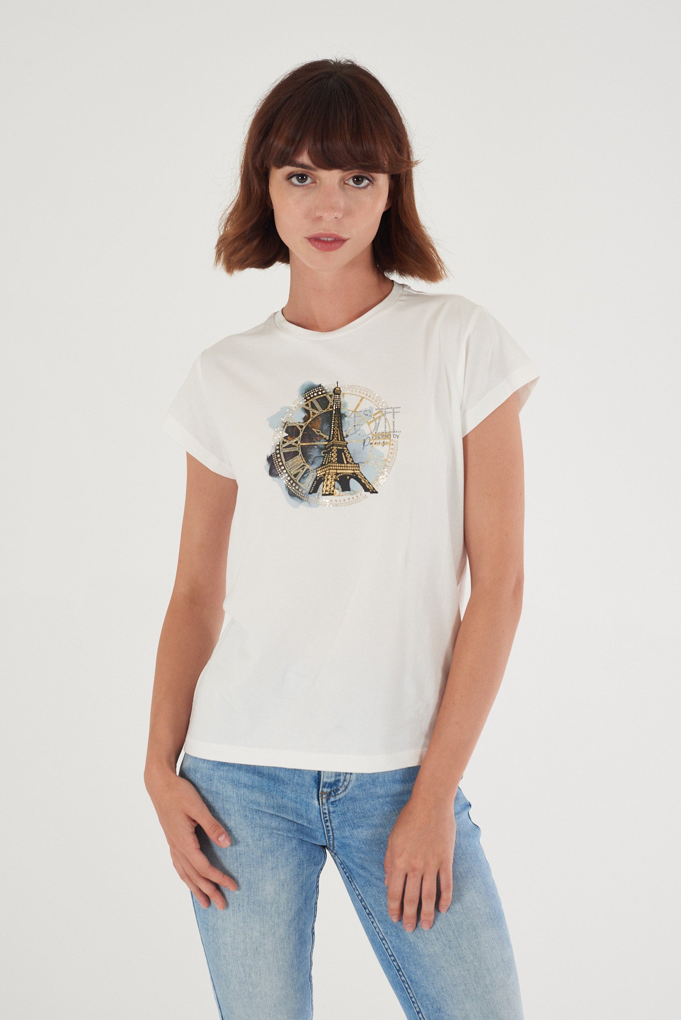 T-shirt Donna cotone YES-ZEE PE 2026