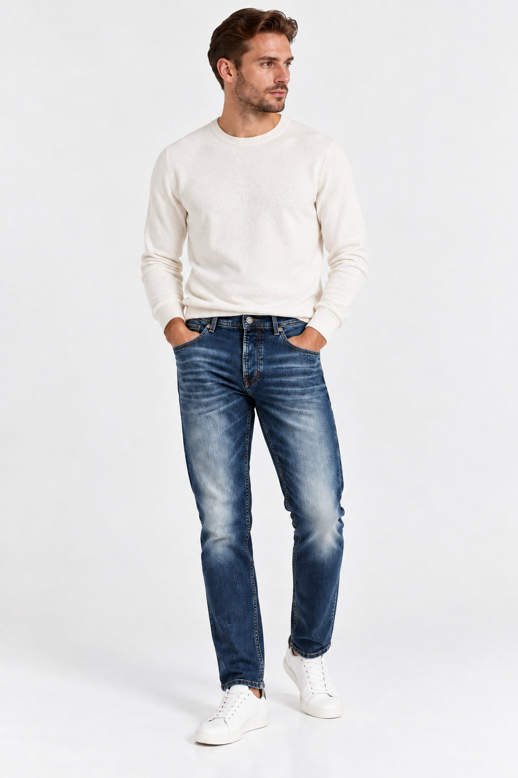 Jeans uomo Hamaki-Ho 5 tasche denim
