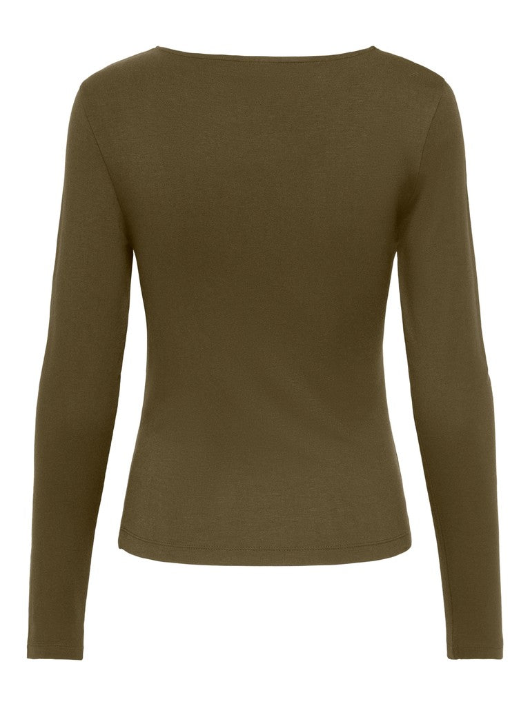 Blusa donna JDY scollo chiuso maglia