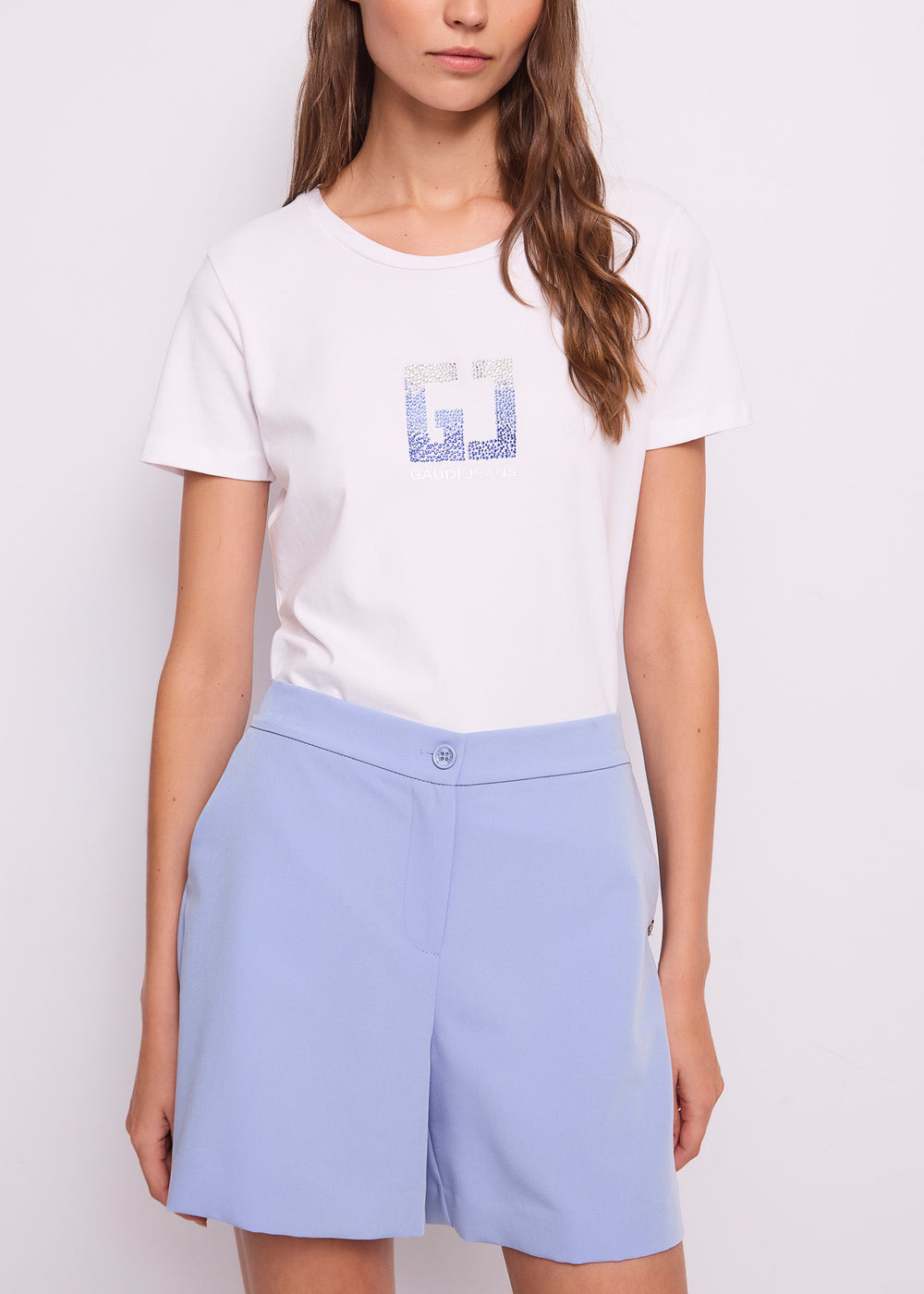 T-shirt donna Gaudi' manica corta cotone pe26