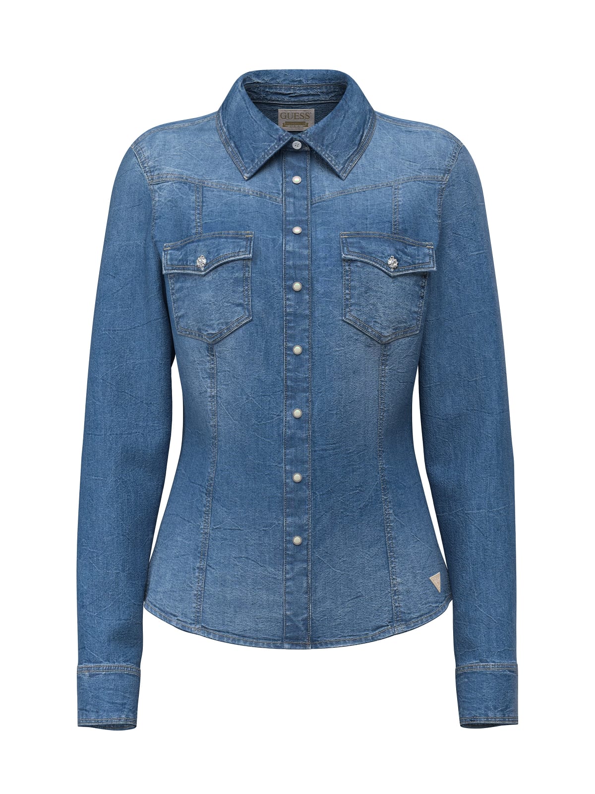 Camicia donna Guess velluto cotone