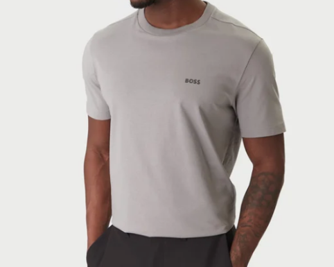 T-shirt Hugo Boss uomo cotone elasticizzato basic