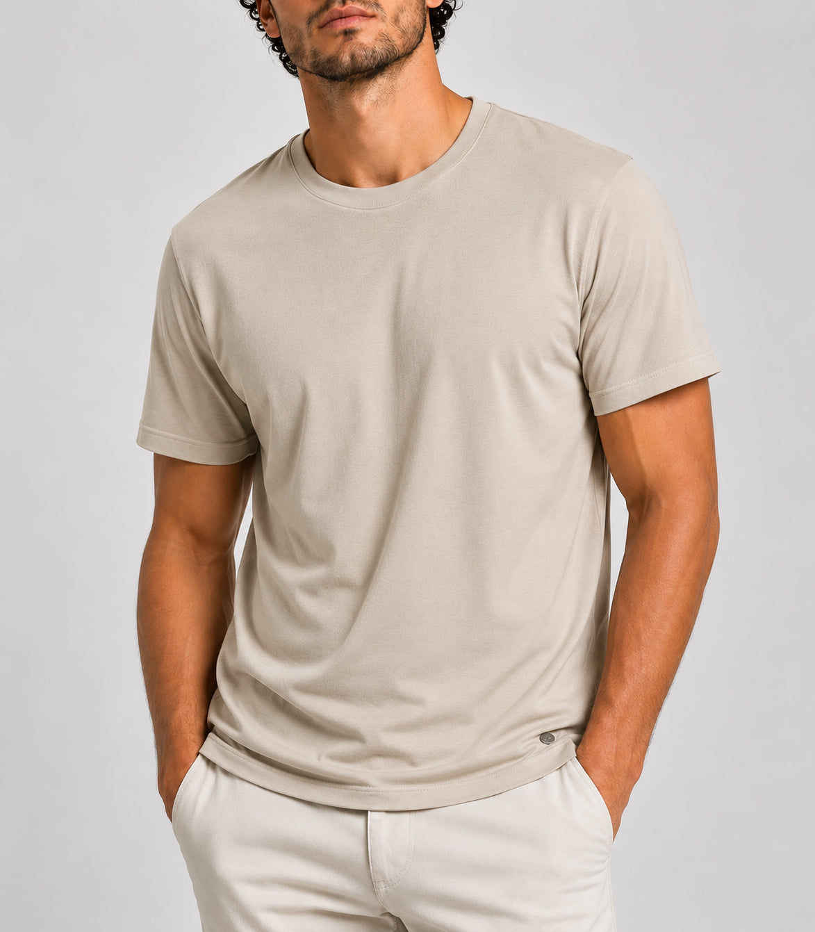T-shirt girocollo MARKUP uomo cotone jersey
