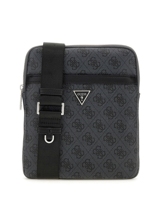 Borsa Guess uomo Milano tracolla piatta 4G similpelle