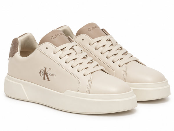 Sneakers donna Calvin Klein suola alta pelle
