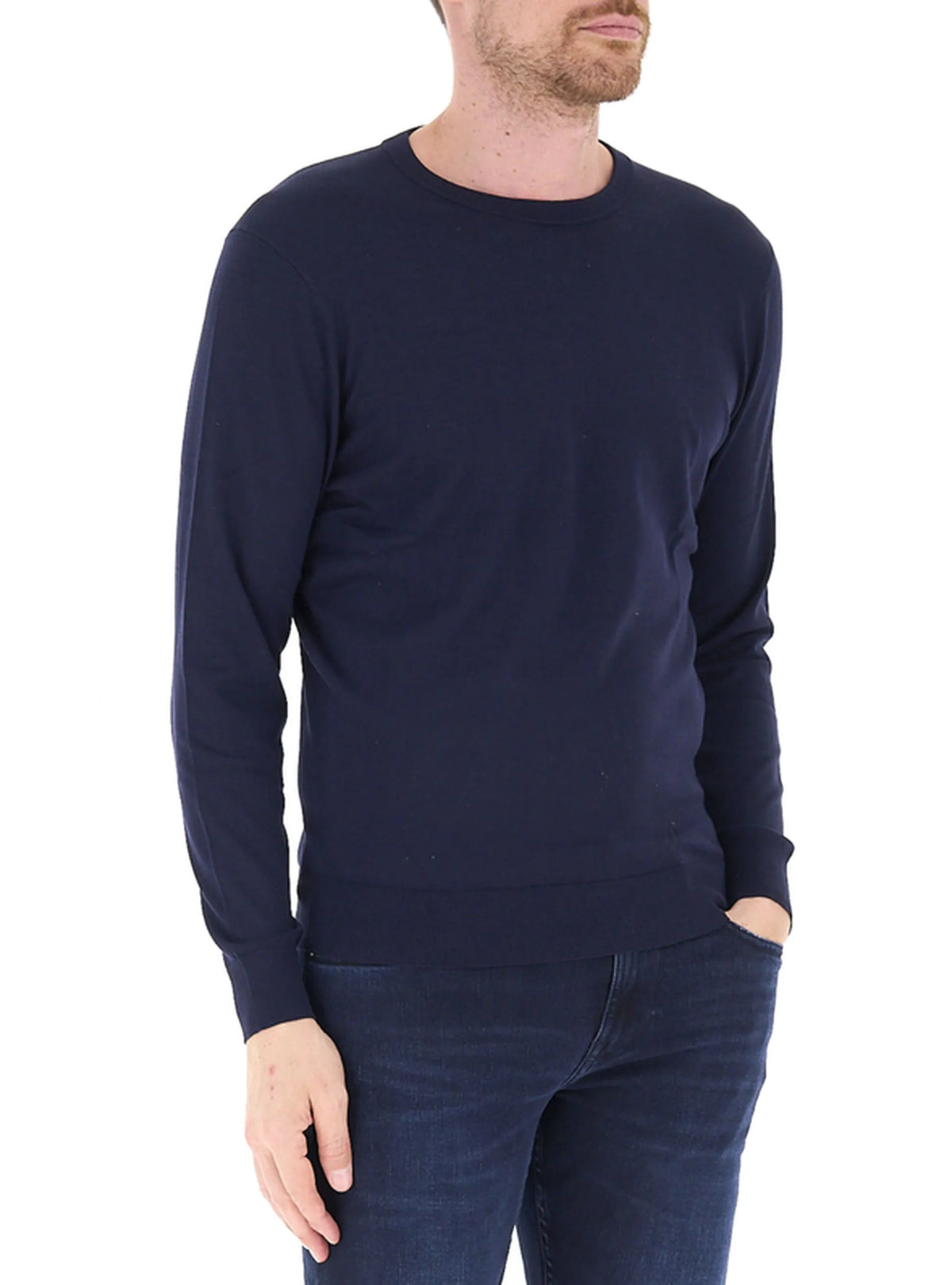 Maglione Miles Guess uomo girocollo cotone modal lana