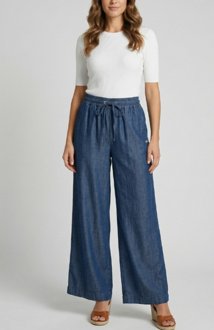 Pantapalazzo donna MARKUP coulisse lyocell wide leg