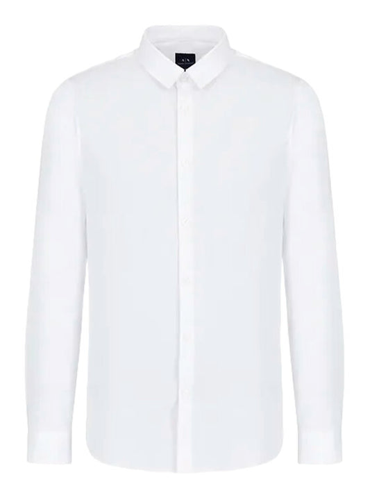 Camicia popeline A|X uomo cotone stretch slim