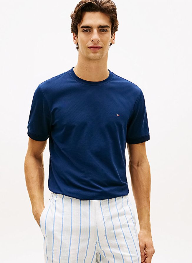 T-shirt performance Tommy Hilfiger uomo tipped tech PE 2026
