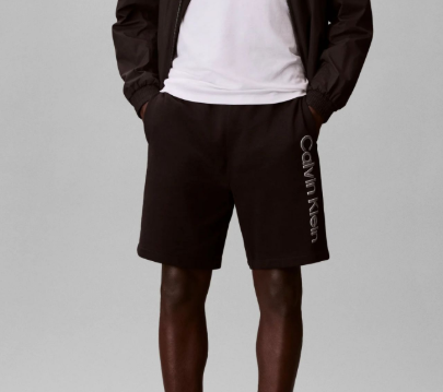 Bermuda uomo Calvin Klein Terry Graphic in spugna PE 2026