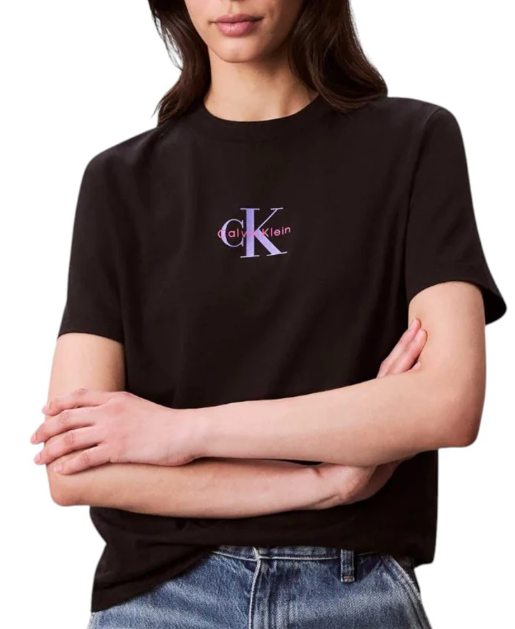 T-shirt classic logo CKJ donna cotone PE 2026