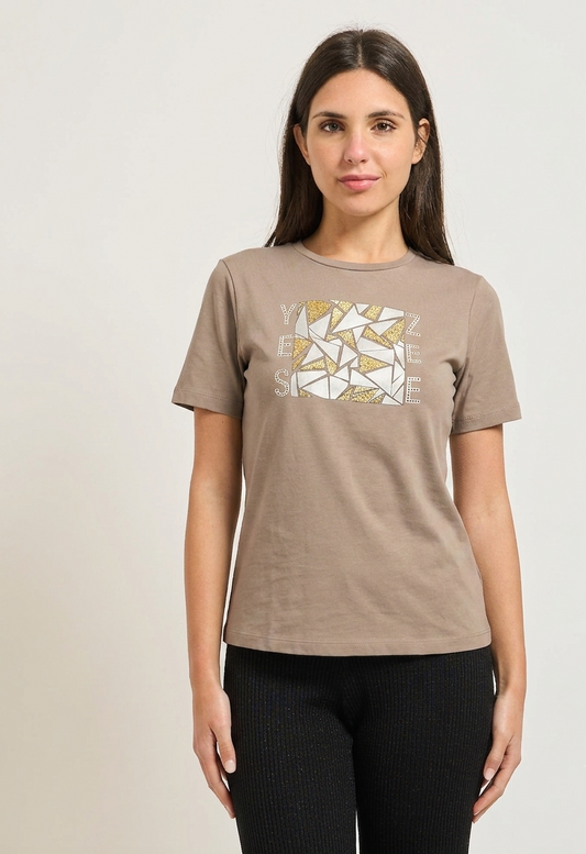 T-shirt donna YES-ZEE cotone basic