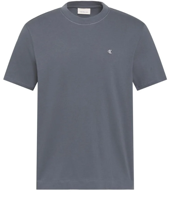 T-shirt Calvin Klein uomo collo a contrasto PE 2026 turbolence