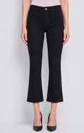 Pantalone donna Gaudi Jeans flaire cropped cotone stretch pe26
