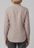 Camicia donna MARKUP rigata over lino