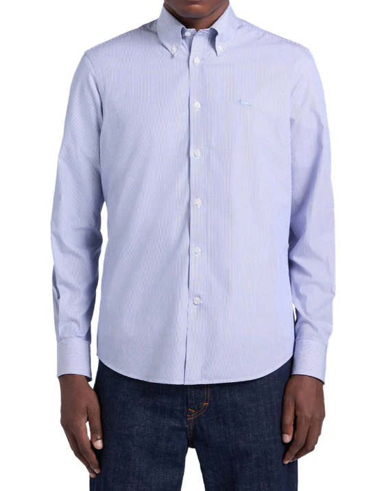Camicia uomo Harmont & Blaine cotone due tessuti
