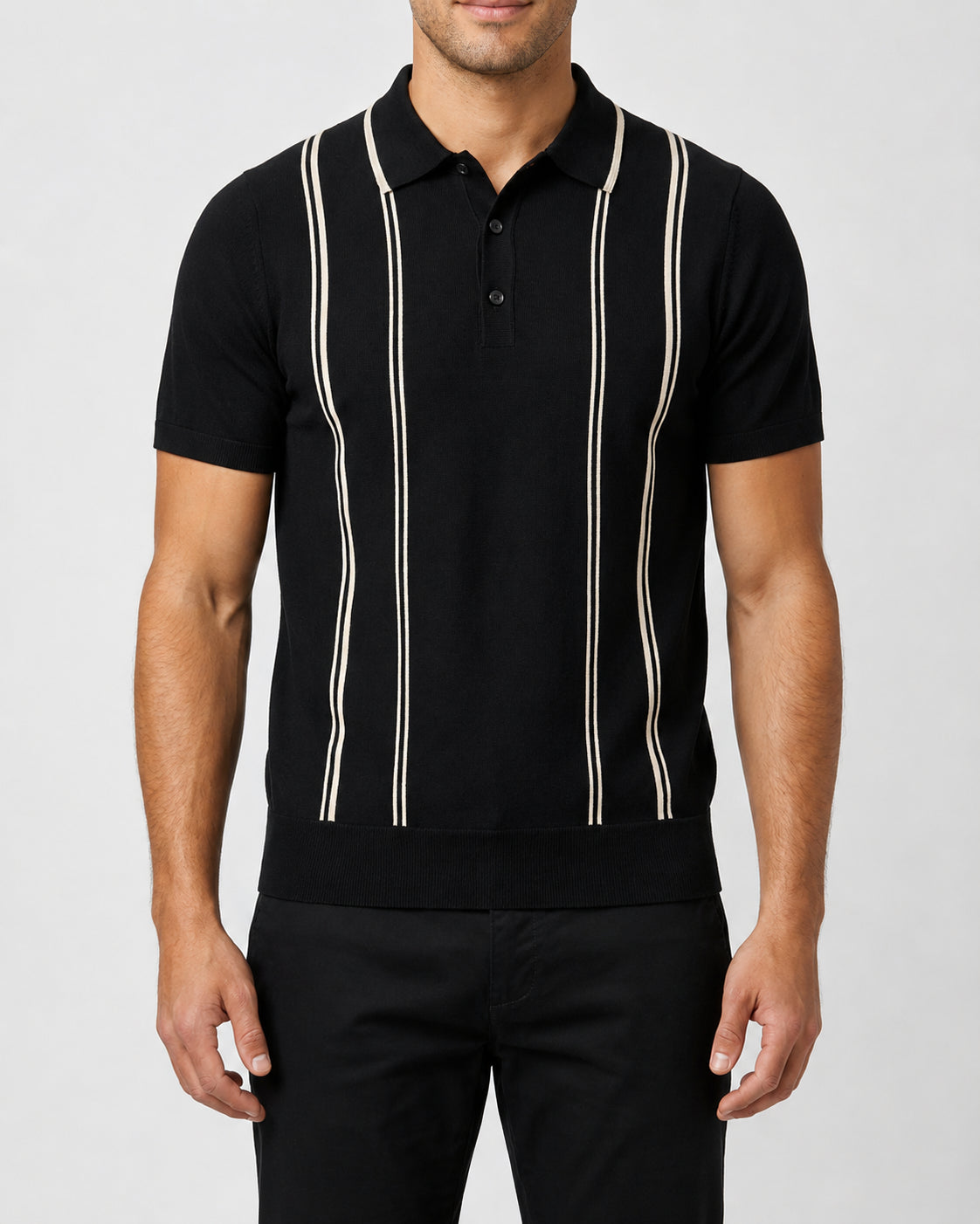 Polo MARKUP uomo righe verticali cotone
