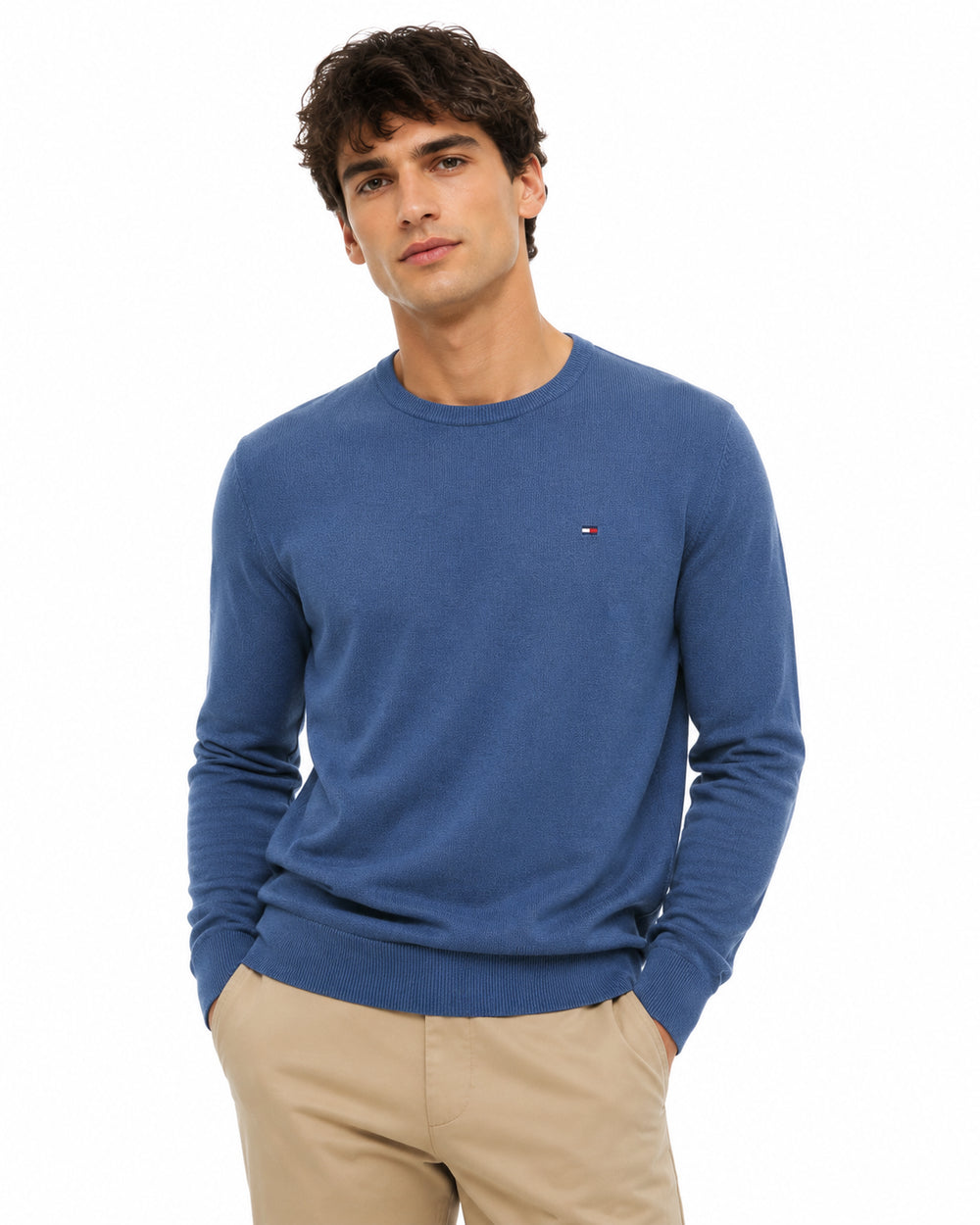 Maglia uomo Tommy Hilfiger girocollo cotone