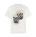 T-shirt Guess donna Popcorn cotone girocollo