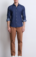 Camicia uomo MARKUP denim collo francese