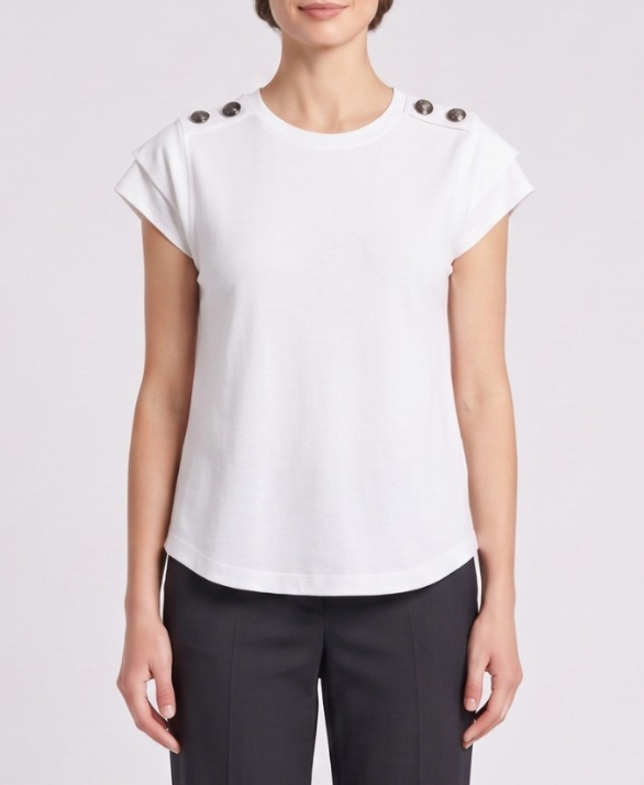 T-shirt donna MARKUP cotone pietre manica corta