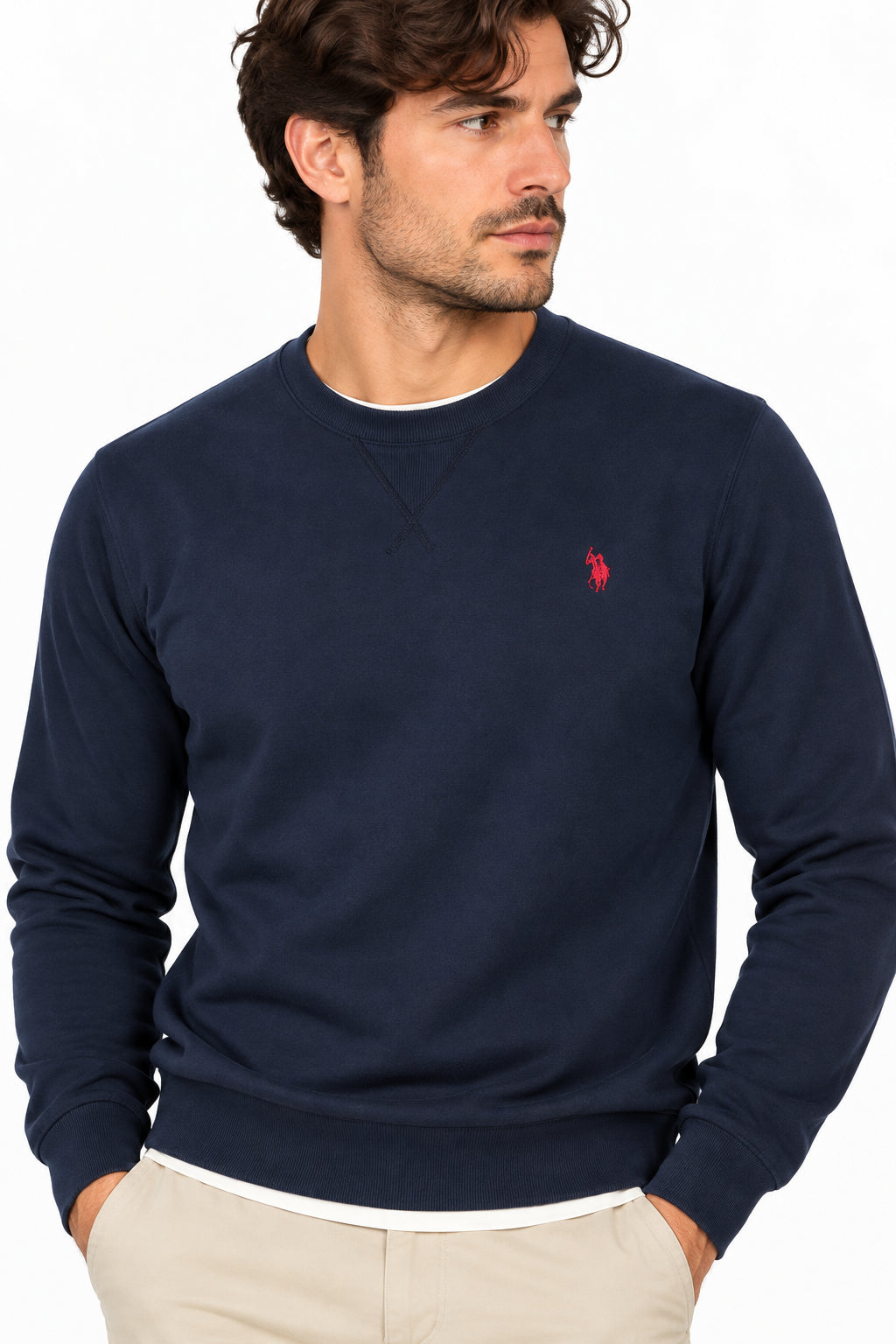 Pantalone felpa Niki U.S. Polo Assn. uomo cotone