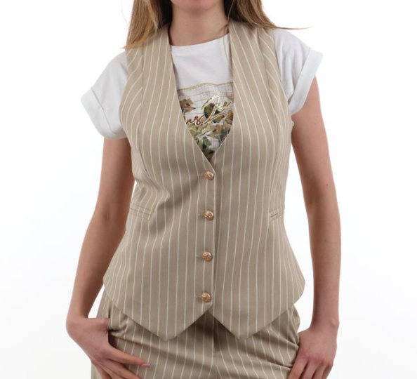 Gilet donna YES-ZEE tailoring stretch