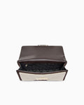 Borsa Armani Exchange donna similpelle stampa logo all over