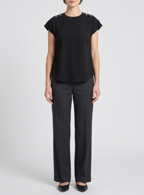 T-shirt donna MARKUP cotone pietre manica corta